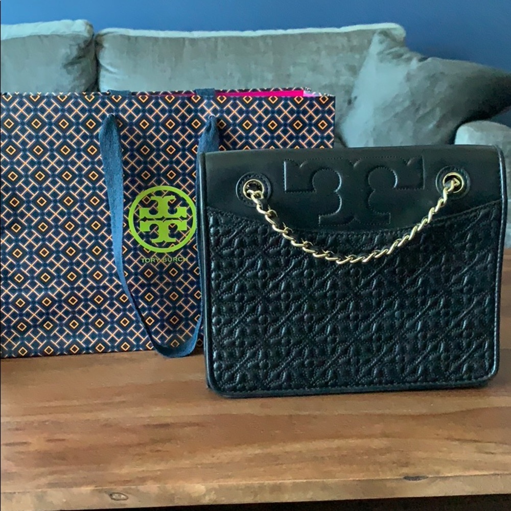 Tory Burch Fleming Quilted Leather